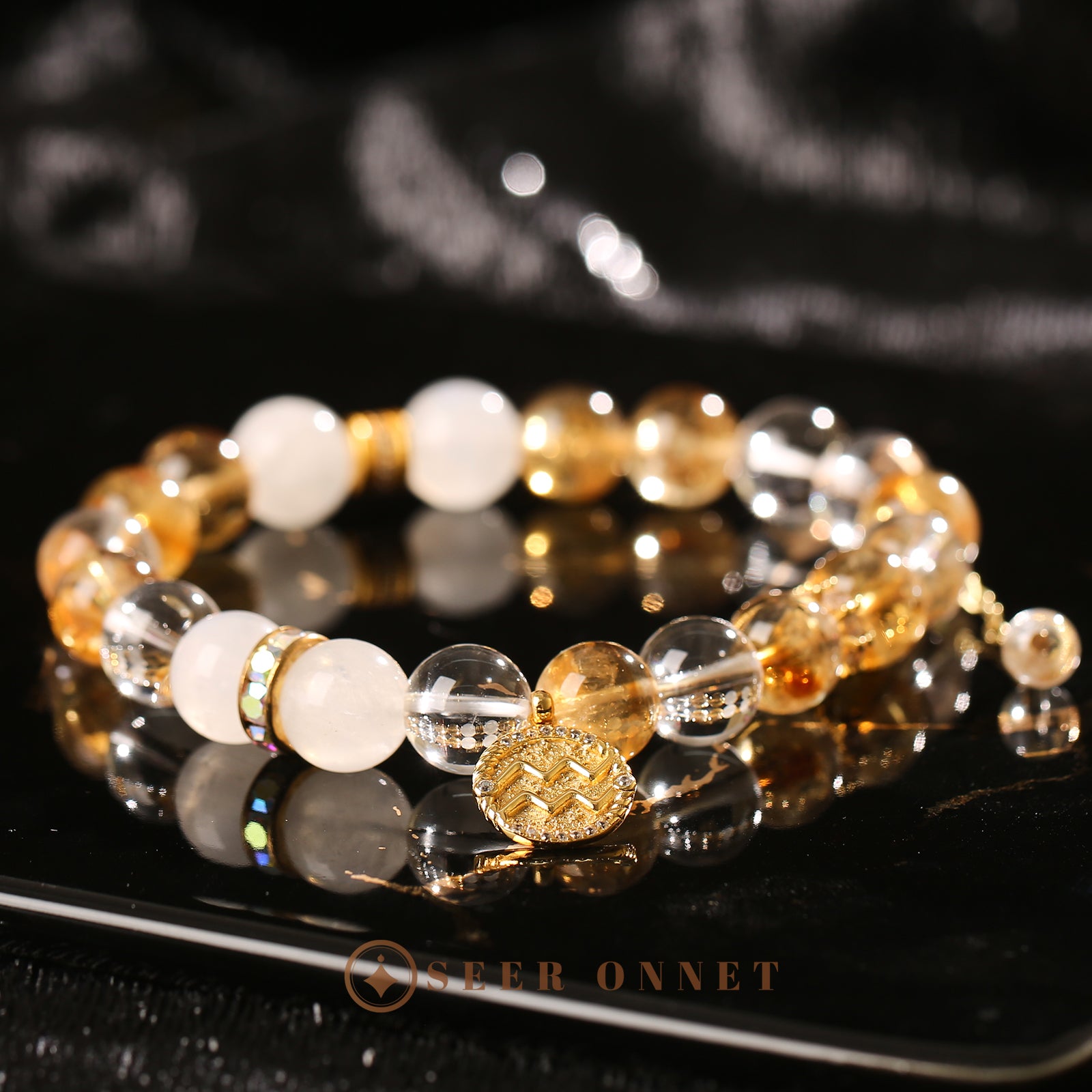 Aquarius Crystal Bracelet